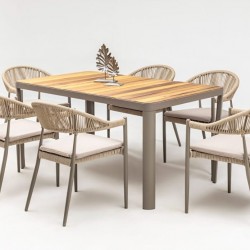 AVL 3205 Alüminyum Masa Sandalye Takımı