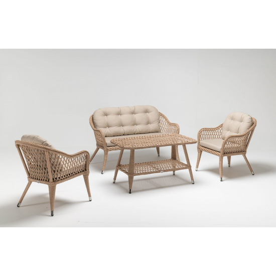 ALBA Rattan Balkon Oturma Seti