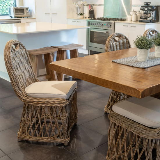 NATURA Luxury Rattan Yemek Takımı (6 Kişilik)