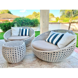 PALM Rattan Lounge Daybed