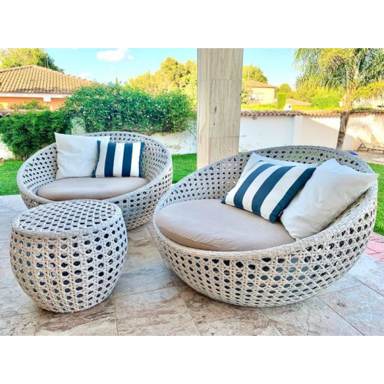 PALM Rattan Lounge Daybed