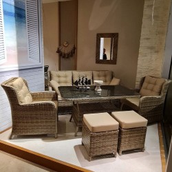 AVL 3014 Rattan Oturma Grubu