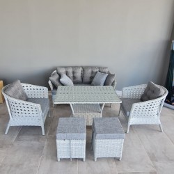 AVL 3425 Rattan İkili Oturma Grubu