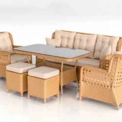 AVL 3051 Rattan Balkon Takımı