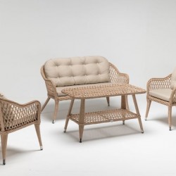 AVL 3032 Rattan Balkon Oturma Grubu
