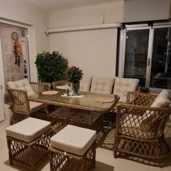 AVL 3435 Rattan Balkon Takımı