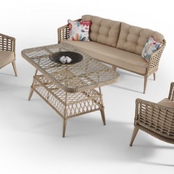 Paris Model Rattan Oturma Grubu 