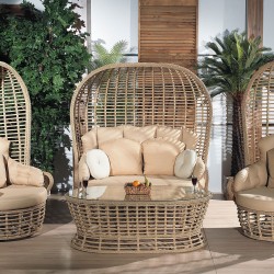 Kafes Model Rattan Oturma Grubu